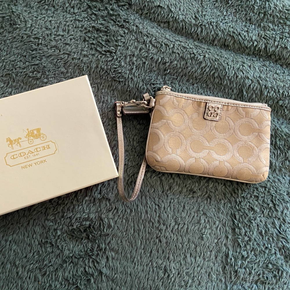 Silver Coah Wristlet w/ original box
